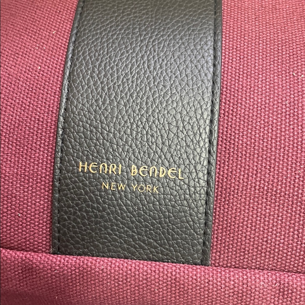 Henri Bendel Convertible Backpack W/Pouch - Picture 2 of 11